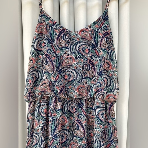 STITCHFIX Spaghetti Strap Maxi | Paisley Print | Small | GUC - Picture 6 of 11
